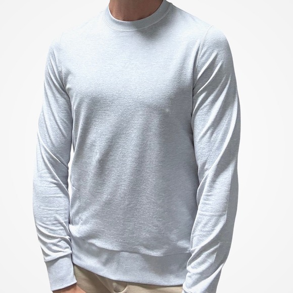 🔥 Vuori NWOT Men's Crew Neck Sweatshirt Size Small Gray 🔥 - Picture 1 of 6